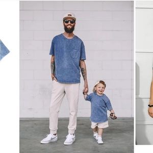 LITTLE BIPSY | Acid Wash Adult Tee